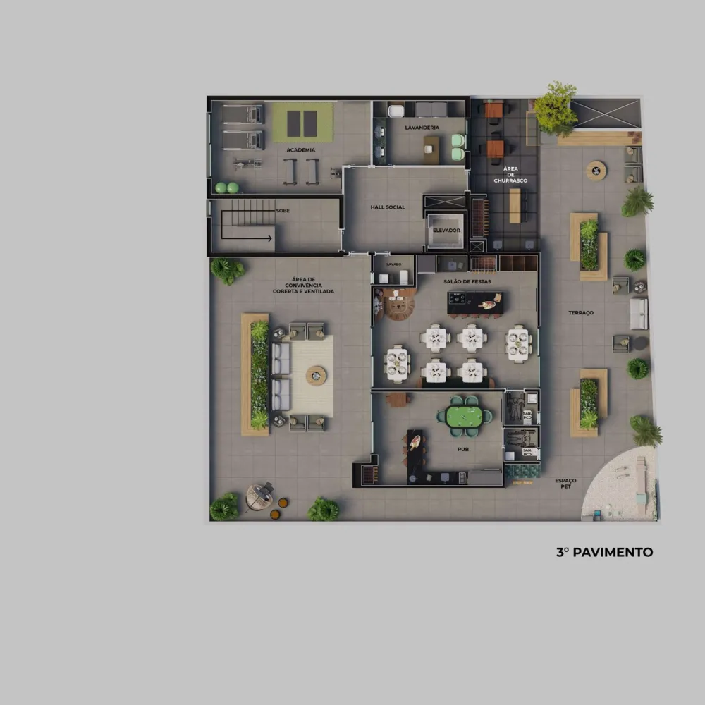 Studio para venda no bairro Exposição em Caxias do Sul