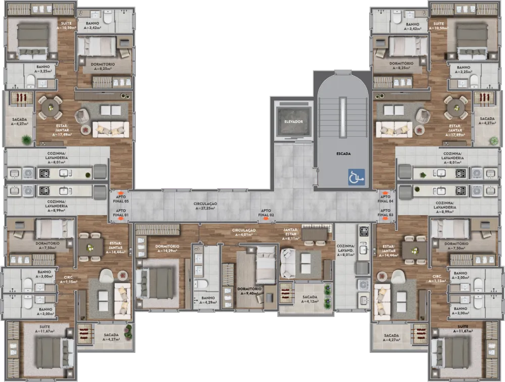 Apartamento para venda no bairro Sanvitto em Caxias do Sul