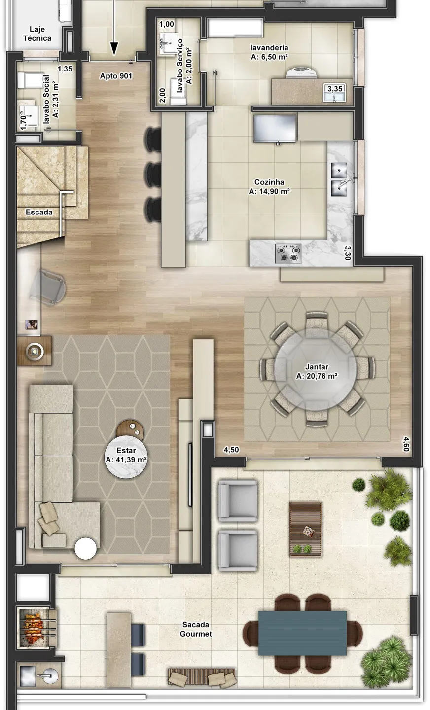 Apartamento para venda no bairro Exposição em Caxias do Sul