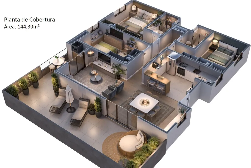 Apartamento para venda no bairro Santa Catarina em Caxias do Sul